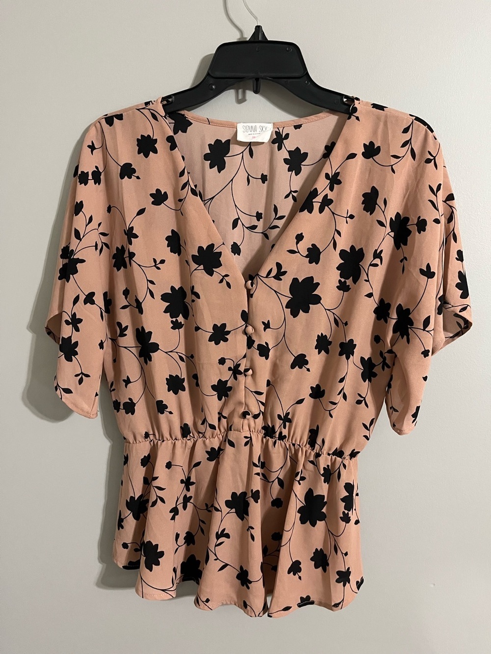 Sienna Sky Floral Peplum Blouse